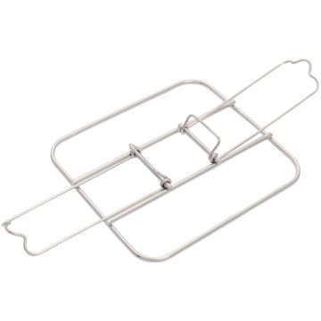 Char-Broil Grill+ 9 In. Folding Beer Can Chicken Roasting Rack