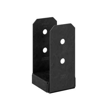 Image of Simpson Strong-Tie APVB44 Outdoor Accents® Avant Collection™ ZMAX®, Black Powder-Coated Post Base for 4x4