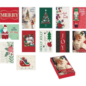 Paper Images 5 In. x 7 In. Boxed Christmas Cards (18-Pack)