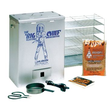 Big Chief 25 In. H. 450-Watt Front  Load Electric Smoker