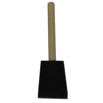 Jen 2 In. Poly Foam Brush with Wood Handle