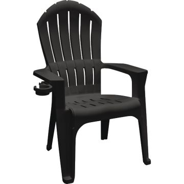 Adams Big Easy Black Adirondack Chair