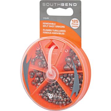 Vanguard 125-Piece Removable Split Shot Sinker Kit Assortment