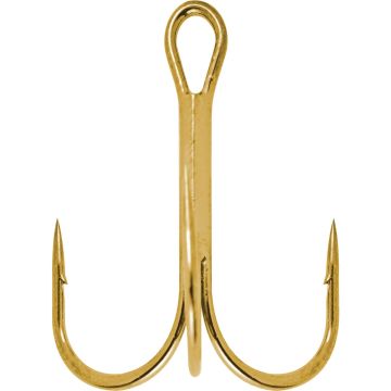 Vanguard Size 14 Gold Treble Fishing Hooks (25-Pack)