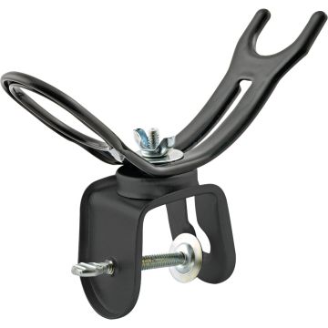 Vanguard Black Metal Clamp-On Boat Fishing Rod Holder