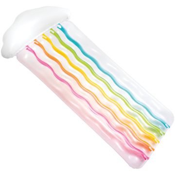 Intex Rainbow Cloud 78 In. x 36 In. Pool Mat