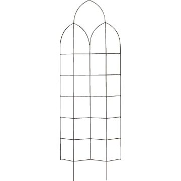Panacea 72 In. H. Steel Offset Spire Trellis