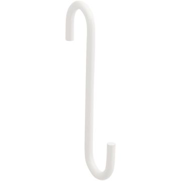 National Hardware 4 In. White Steel Modern Small S-Hook Plant Hanger