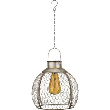 Regal Art & Gift Edison Round Solar Lantern