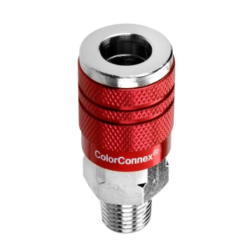1/4" X 1/4" Mnpt Indust Red