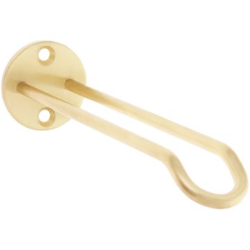 National Hardware 7 In. Brushed Gold Steel Wall Base Plant Hanger