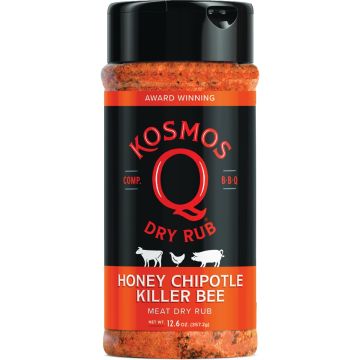 Kosmos Q 12.6 Oz. Honey Chipotle Killer Bee Chipotle Meat Rub