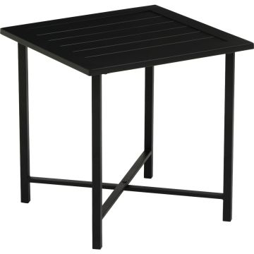 Outdoor Expressions Windsor 18 In. x 18 In. Steel Slat Side Table