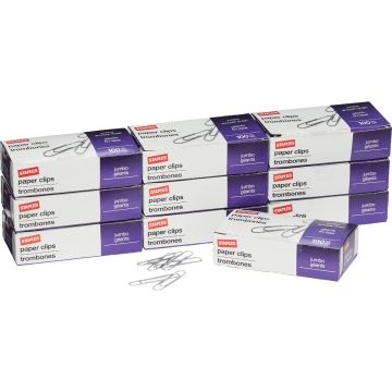 Staples Jumbo Smooth Paper Clips (1000-Pack)