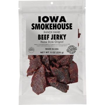 Iowa Smokehouse 8 Oz. Original Homestyle Ranch Hand Beef Jerky