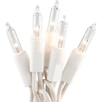 Home Impressions Clear 300-Bulb Mini
Incandescent Icicle Light Set with
White Wire