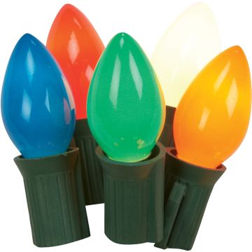 Home Impressions Ceramic Multi 25-Bulb C7 Incandescent Light Set