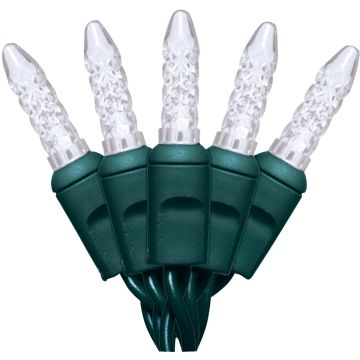 Home Impressions Pure White 200-Bulb Faceted M5 Mini LED Light Set