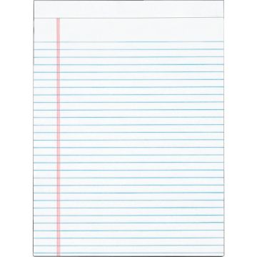 Staples 8-1/2 In. W. x 11 In. H. 50-Sheet White Top Bound Legal Pad (12-Pack)