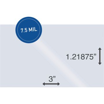 Centurion 3 In. x 1.21875 In. Label Holder (1000-Pack)