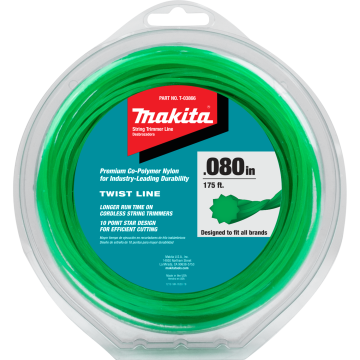 Makita 0.080 In. x 175 Ft. Twisted String Trimmer Line