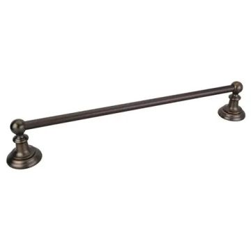 24" Elements Fairview Brushed Oil Rubbed Bronze Single Towel Bar
