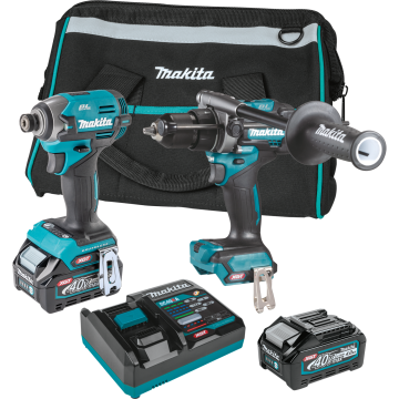 Makita 40V max XGT® Brushless Cordless 2‑Pc. Combo Kit (2.5Ah/4.0Ah)