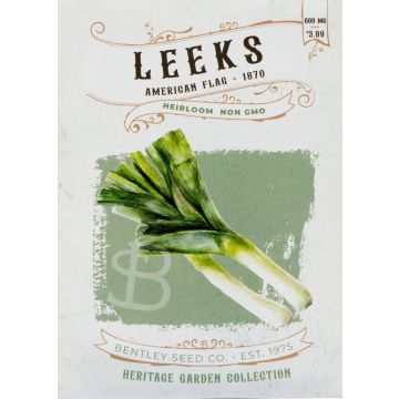 Heirloom Leeks-American Flag Seeds (1870)