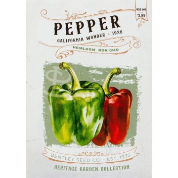 Heirloom California Wonder Bell Pepper (1928)