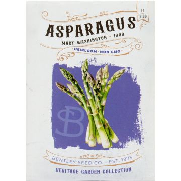 Heirloom Mary Washington Asparagus Seeds (1900)