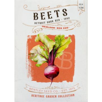 Heirloom Detroit Red Beets Seeds (1982)