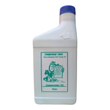 Contractor's Choice Compressor Tonic Oil 16 Oz SAE 30