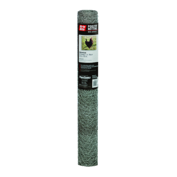 1"X 36"X 25' Green Vinyl Coated Green Poultry Netting