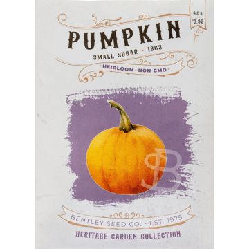 Heirloom Small Sugar Pumpkin Seeds (1863)