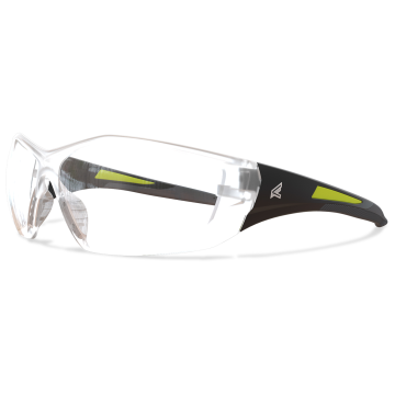 Edge Delano G2 Black Safety Glasses Clear Lens