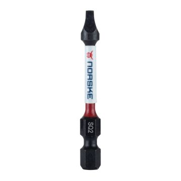 Norske Impact Torsion 6" #2 Square Recess Driver Bit