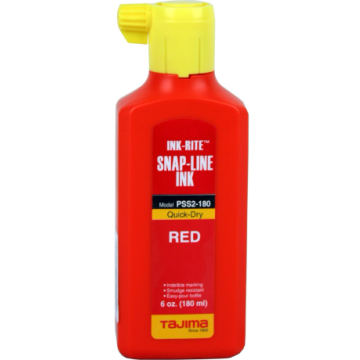 6oz Tajima INK-RITE Quick Dry Liquid Permanent Red Ink 