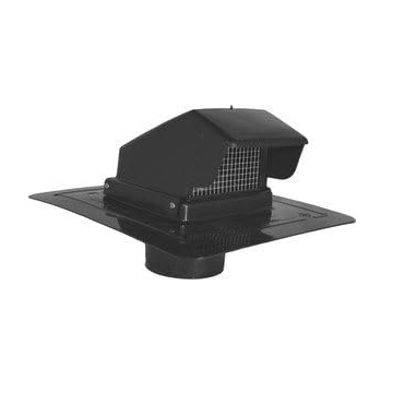 Rvs4 4" Plastc Black Vent W/Stem