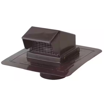 4" Metal Dk Br Roof Vent W/ Stem