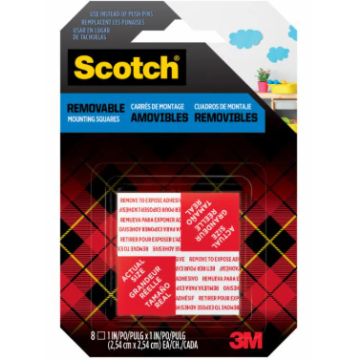 Scotch 1" Mounting Squares