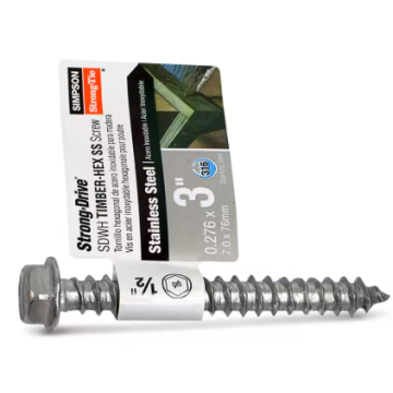 Sdwh Timber Screw  3" Each