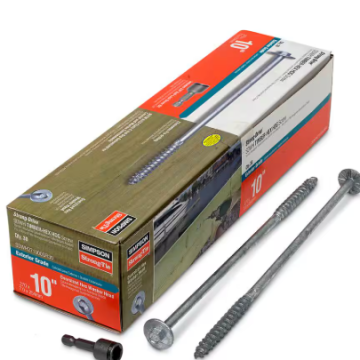 Sdwh Timber Hex Screw 10" 50/Pk