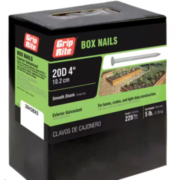 Hdg Box 4" 20d 150 Pc
