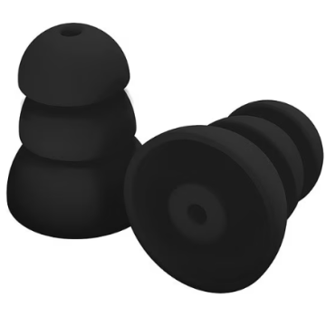 Plugs/Black Sil 5 Pk(Disc)