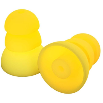 Plugs/Yel 5 Pk Sil(Disc)