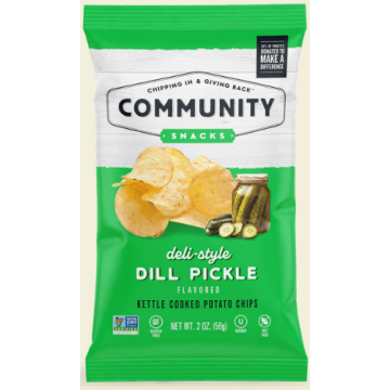 Cmnty Dill Chips 2 Oz
