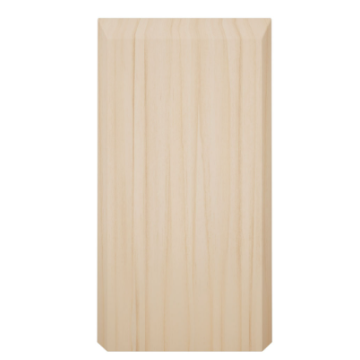 Plinth Block - Alder 3-1/2"