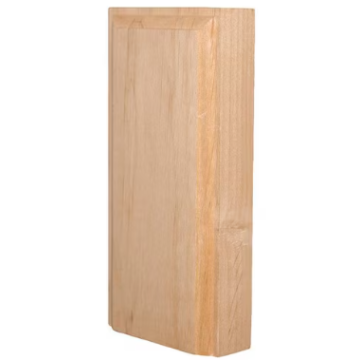 Plinth Block - Alder 2-1/2"
