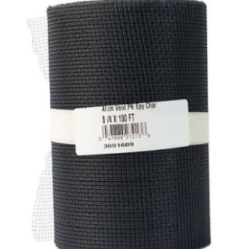 Soffit Screen Brnz Al 8" X 100'