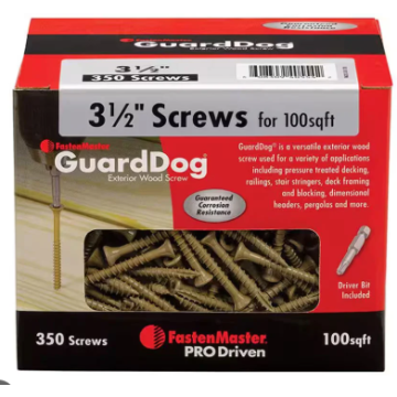 3" Guard Dog Pt Screw 350pc